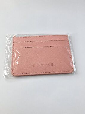 Truffle Clarity Privacy Card Case - Small Card Holder & Case - Blush Pink- New